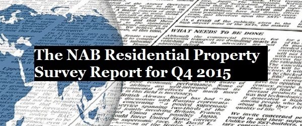 The NAB Residential Property Survey Report for Q4 2015